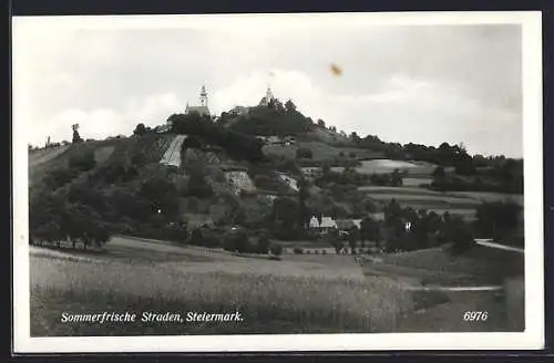 AK Straden, Ortsansicht mit Kirche