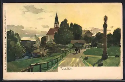 Lithographie Pullach, Ottmar Zieher, Nr. 2945