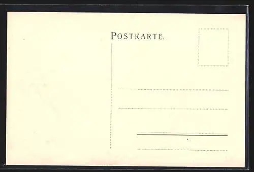 Künstler-AK Wippen in der Hockestellung, turnen