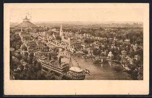 AK Wien, Österr. Adria-Ausstellung 1913, Gesamtansicht aus der Vogelschau