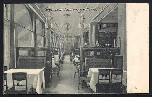 AK Hamburg-Neustadt, Hotel Kempinski, Innenansicht Restaurant