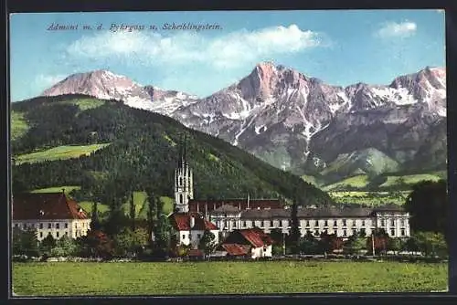 AK Admont, Ortsansicht mit Pyhrgass und Scheiblingstein