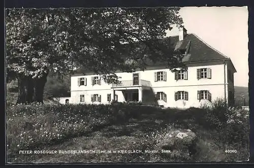 AK Krieglach /Mürztal, Peter Rosegger Bundeslandschulheim