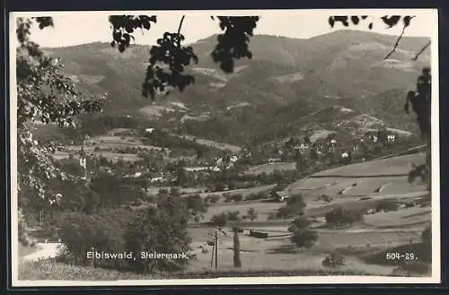 AK Eibiswald, Ortsansicht aus der Vogelschau