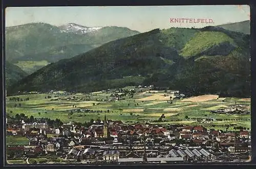 AK Knittelfeld, Gesamtansicht gegen die Berge