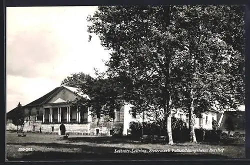 AK Leibnitz-Leitring /Steiermark, Das Volksbildungsheim Retzhof