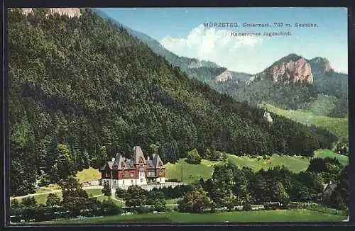 AK Mürzsteg /Steiermark, Das Kaiserliche Jagdschloss