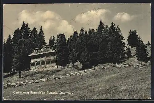 AK Turrach /Steiermark, Das Caritasheim Rosatinalpe