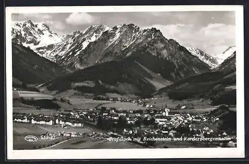 AK Trofaiach, Ort mit Reichenstein und Vordernbergmauer