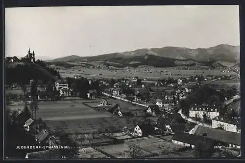 AK Strassengel, Totalansicht aus der Vogelschau