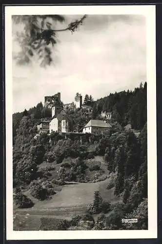 AK Unzmarkt, Ruine der Frauenburg