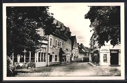 AK Aflenz, Strassenpartie, Hotel Karlon