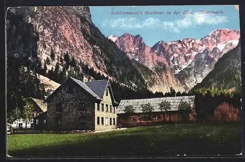 AK Weichselboden, Schützenauer's Gasthaus in der Höll