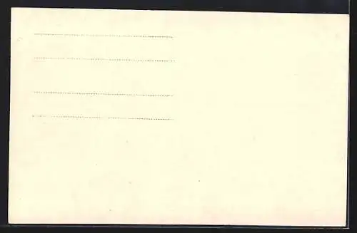 AK Aflenz, Strassenpartie mit blühenden Bäumen