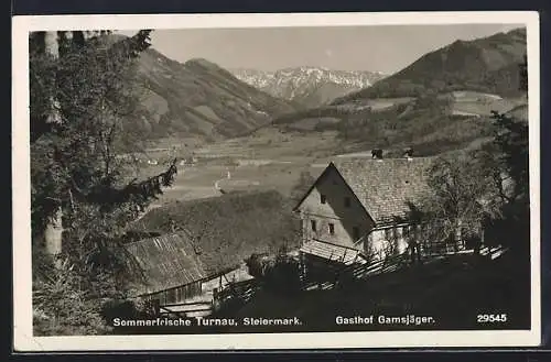 AK Weichselboden, Blick auf das Hotel Post