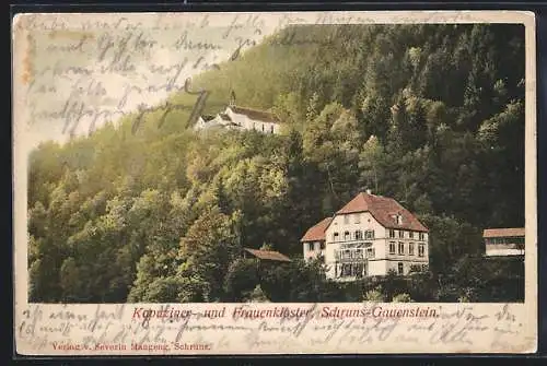 AK Schruns-Gauenstein, Kapuziner- und Frauenkloster im Wald