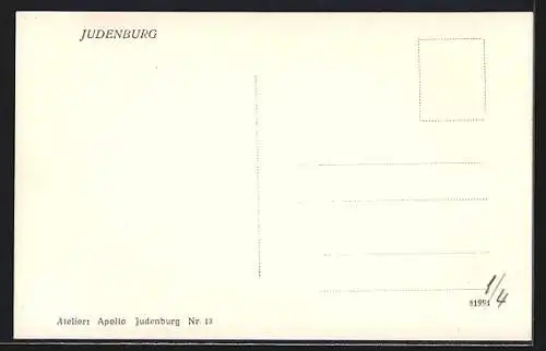 AK Judenburg, Ortsansicht aus der Vogelschau