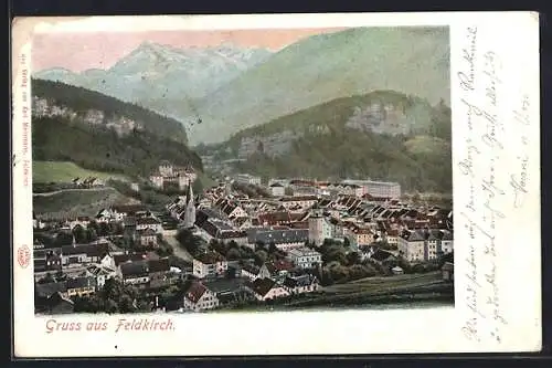 AK Feldkirch, Blick auf den Ort