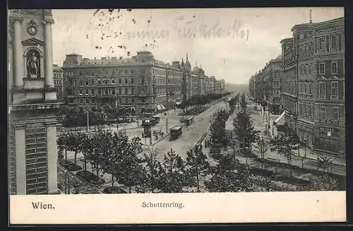 AK Wien, Blick auf den Schottenring