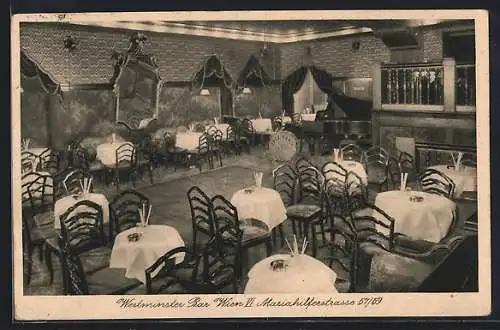 AK Wien, Westminster Bar, Mariahilferstrasse 57 /59
