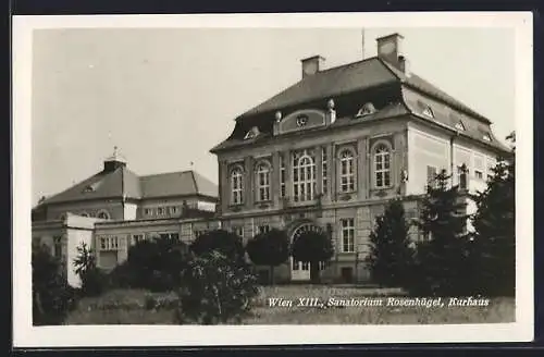 AK Wien, Sanatorium Rosenhügel, Kurhaus