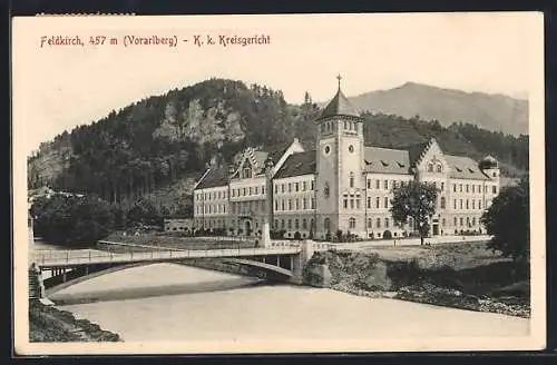 AK Feldkirch /Vorarlberg, Das K. k. Kreisgericht