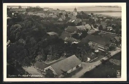 AK Apelern /Grafschaft Schaumburg, Ortsansicht aus der Vogelschau