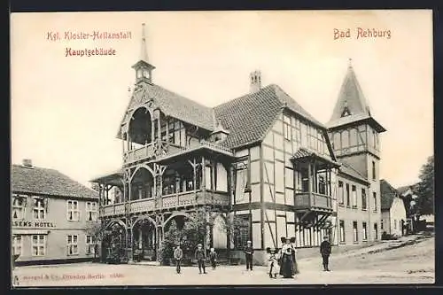 AK Bad Rehburg, Kgl. Kloster-Heilanstalt, Hauptgebäude