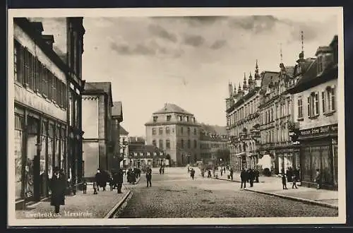 AK Zweibrücken, Partie in der Maxstrasse