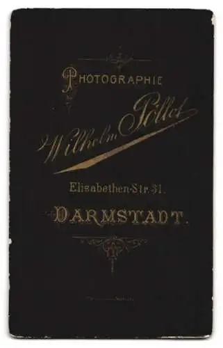 Fotografie Wilhelm Pöllot, Darmstadt, Elisabethen-Str. 31, Porträt einer jungen Frau