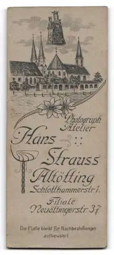 Fotografie Hans Strauss, Altötting, Schlotthammerstr. 1, Frau mit Fellstola