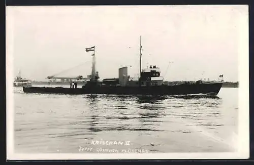 AK Flugzeug-Bergungsschiff Krischan II, später Günther Plüschau