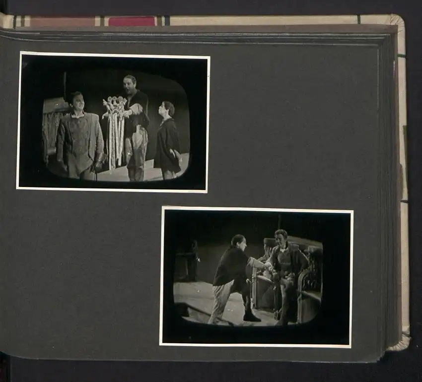 Fotoalbum mit 105 Fotografien, Opernsänger Rudolf Schock, Privataufnahmen und Bühnenauftritte 15