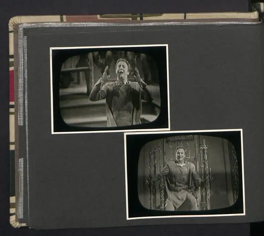 Fotoalbum mit 105 Fotografien, Opernsänger Rudolf Schock, Privataufnahmen und Bühnenauftritte 16