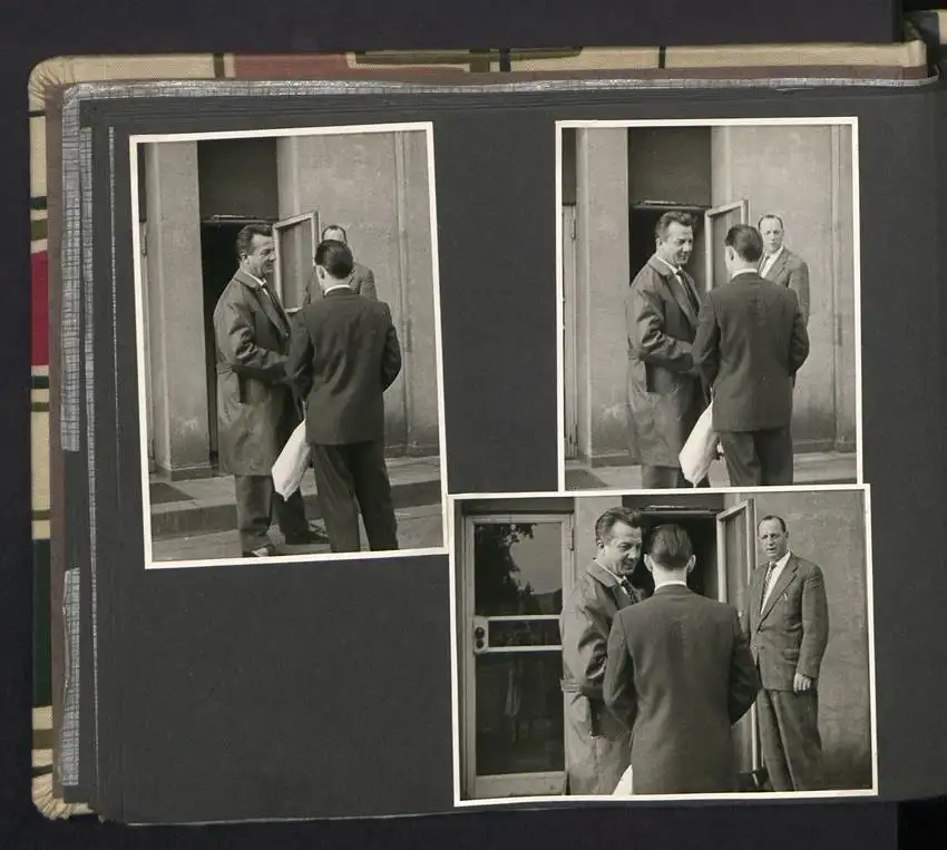 Fotoalbum mit 105 Fotografien, Opernsänger Rudolf Schock, Privataufnahmen und Bühnenauftritte 18