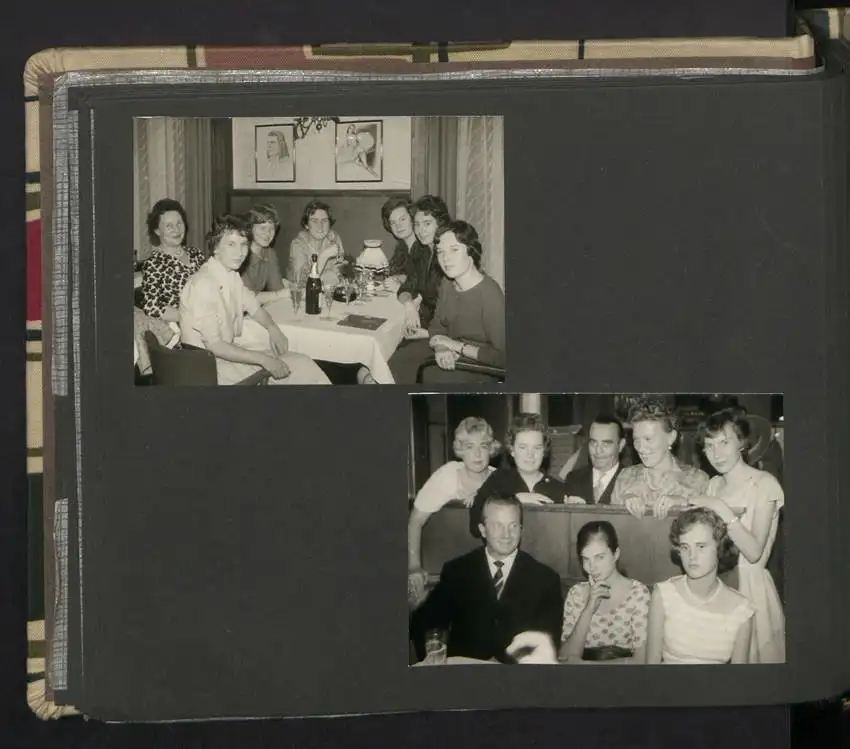 Fotoalbum mit 105 Fotografien, Opernsänger Rudolf Schock, Privataufnahmen und Bühnenauftritte 20