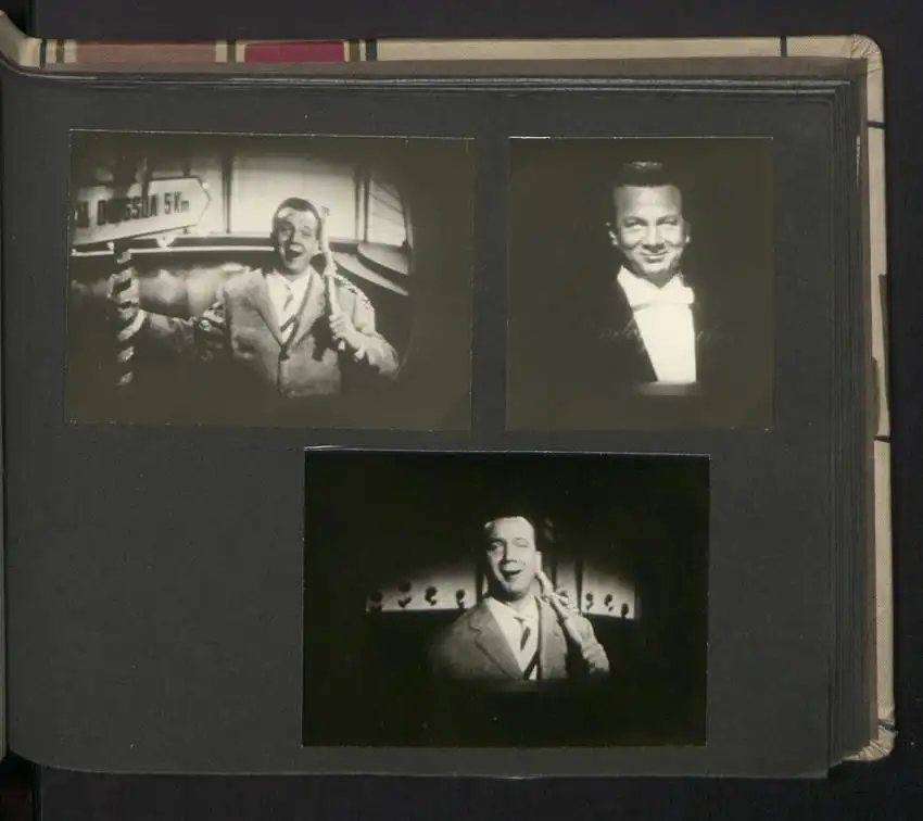 Fotoalbum mit 105 Fotografien, Opernsänger Rudolf Schock, Privataufnahmen und Bühnenauftritte 23