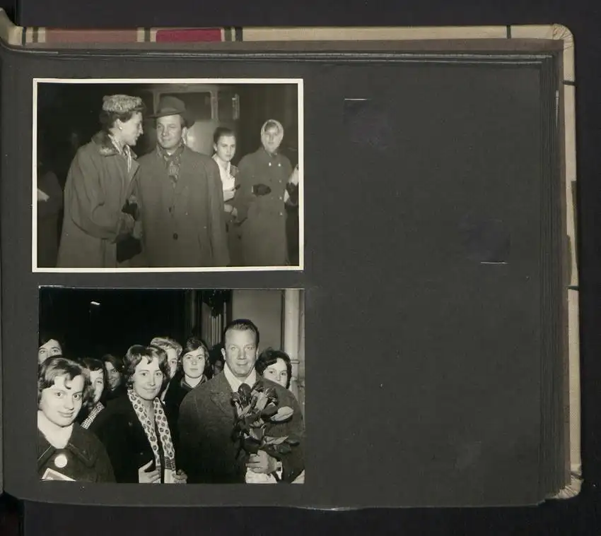 Fotoalbum mit 105 Fotografien, Opernsänger Rudolf Schock, Privataufnahmen und Bühnenauftritte 25