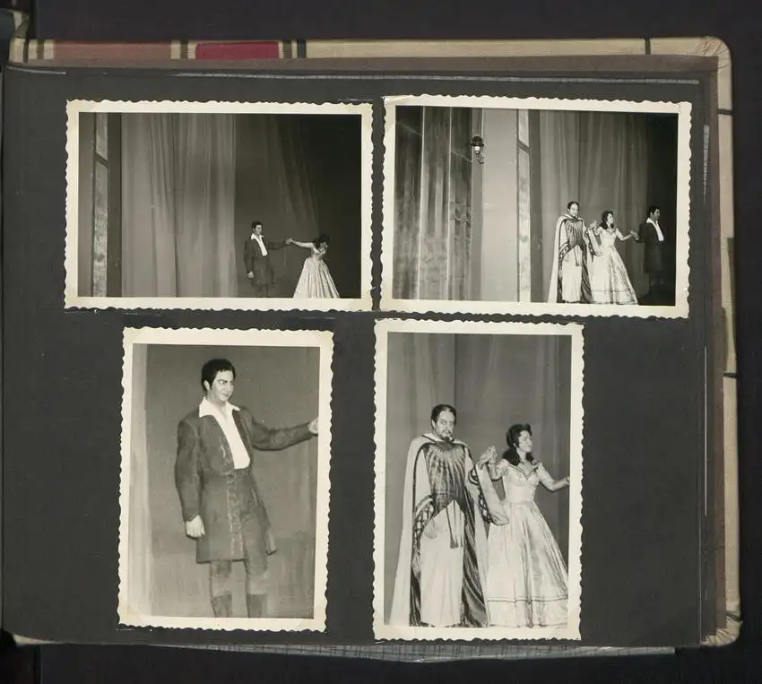 Fotoalbum mit 105 Fotografien, Opernsänger Rudolf Schock, Privataufnahmen und Bühnenauftritte 35