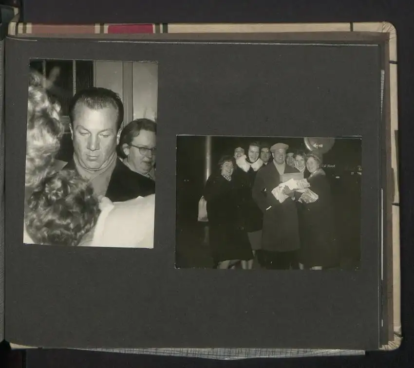 Fotoalbum mit 105 Fotografien, Opernsänger Rudolf Schock, Privataufnahmen und Bühnenauftritte 37