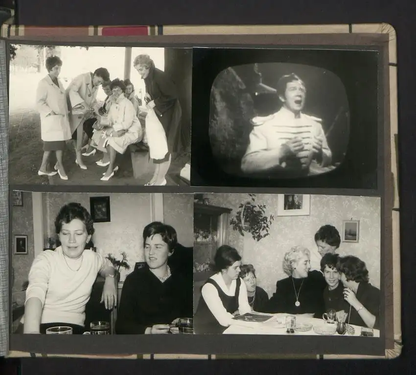 Fotoalbum mit 105 Fotografien, Opernsänger Rudolf Schock, Privataufnahmen und Bühnenauftritte 41