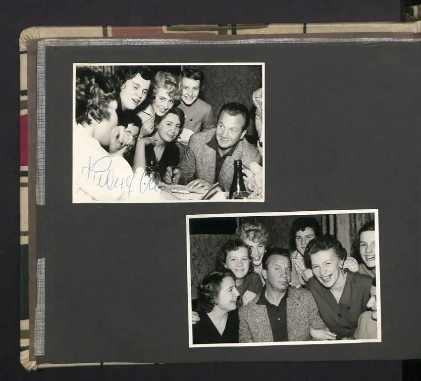 Fotoalbum mit 105 Fotografien, Opernsänger Rudolf Schock, Privataufnahmen und Bühnenauftritte 6