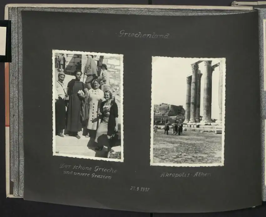 Fotoalbum mit 154 Fotografien, Ansicht Palästina, Orientreise 1937 Conte di Savoia, Ägypten, Haifa, Nazareth, Gizeh 10