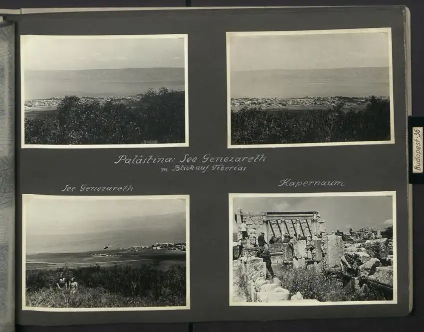 Fotoalbum mit 154 Fotografien, Ansicht Palästina, Orientreise 1937 Conte di Savoia, Ägypten, Haifa, Nazareth, Gizeh 13