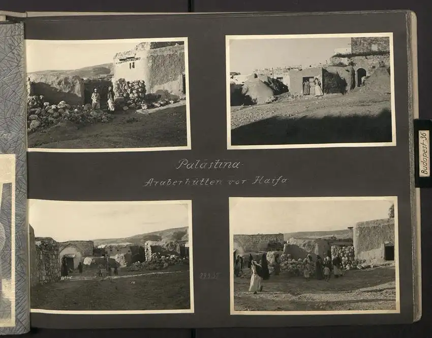 Fotoalbum mit 154 Fotografien, Ansicht Palästina, Orientreise 1937 Conte di Savoia, Ägypten, Haifa, Nazareth, Gizeh 17