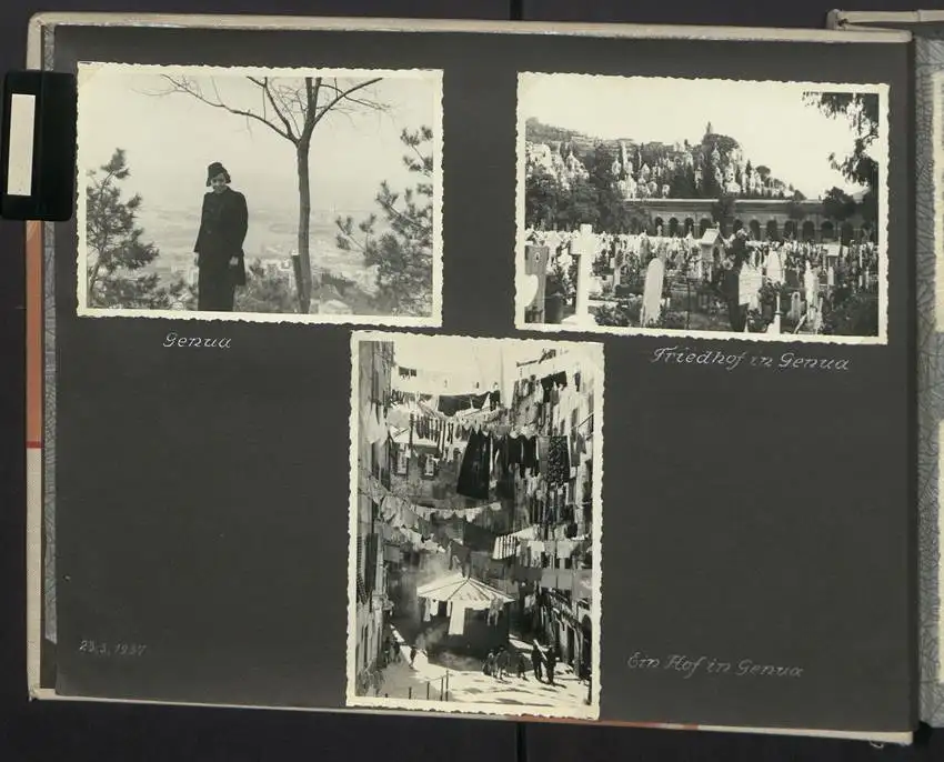 Fotoalbum mit 154 Fotografien, Ansicht Palästina, Orientreise 1937 Conte di Savoia, Ägypten, Haifa, Nazareth, Gizeh 2