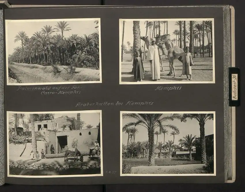 Fotoalbum mit 154 Fotografien, Ansicht Palästina, Orientreise 1937 Conte di Savoia, Ägypten, Haifa, Nazareth, Gizeh 25