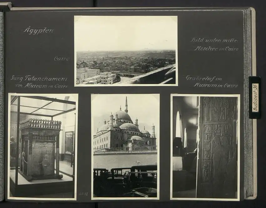 Fotoalbum mit 154 Fotografien, Ansicht Palästina, Orientreise 1937 Conte di Savoia, Ägypten, Haifa, Nazareth, Gizeh 27