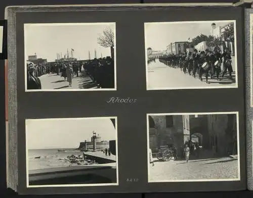 Fotoalbum mit 154 Fotografien, Ansicht Palästina, Orientreise 1937 Conte di Savoia, Ägypten, Haifa, Nazareth, Gizeh