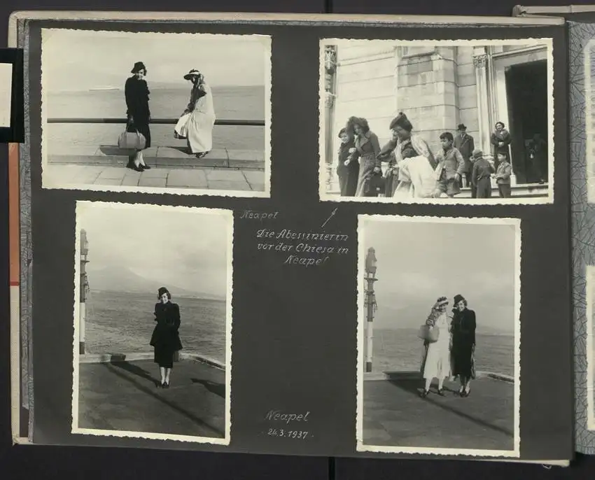 Fotoalbum mit 154 Fotografien, Ansicht Palästina, Orientreise 1937 Conte di Savoia, Ägypten, Haifa, Nazareth, Gizeh 4